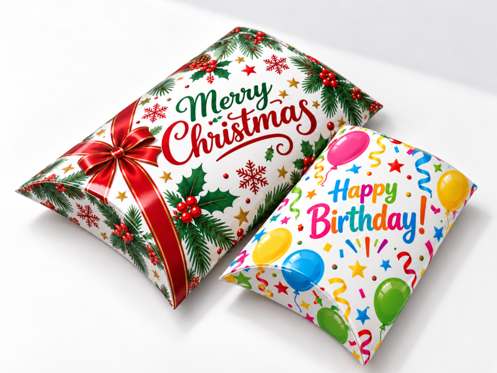 PillowBox_New_All3 Sublimation Blanks : Sublimation Pillow Boxes (A5 and A4)