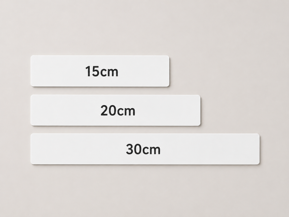 Rulers_Sublimer_All Sublimation Blanks : 3mm Sublimation Sublimer Rulers (15cm, 20cm, 30cm)
