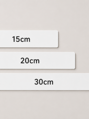 Sublimation Blanks : 3mm Sublimation Sublimer Rulers (15cm, 20cm, 30cm)