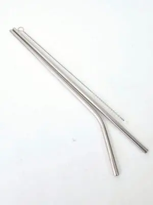 StrawsCleaningPackSet Consumables : Stainless Steel Straw & Cleaning Combo Set (TTX)