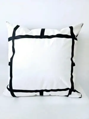 13panelcushioncoverfront Sublimation Blanks : 45 by 45cm,13 Panel Plush Cushion Cover (Includes inner)