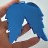 Laser Acrylic Shapes : MIRROR Acrylic Christmas Tree Shapes : Angel Wings Small/Large (3mm) [Black, Purple, Pink, Red, Blue]