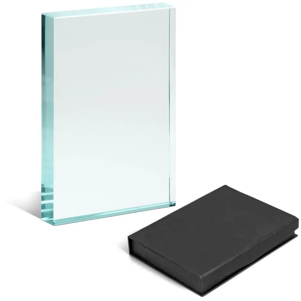 AWARD-100-AWARD-100-NOLOGODEFAULT_1024X1024 Award/Trophy : UV Direct Print, 2cm thick Standing Rectangle Glass Award (AWARD-100)