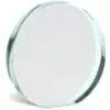 Award/Trophy : UV Direct Print, 3cm thick Standing Circular Glass Award (AWARD-105)