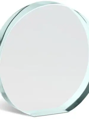 3D UV Prints : A5 Acrylic Tribute Plaque with Elegant Gold Mirror Floral Design