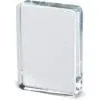 Award/Trophy : UV Direct Print, 2cm thick Standing Mini Curved Rectangle Glass Award (AWARD-1405)