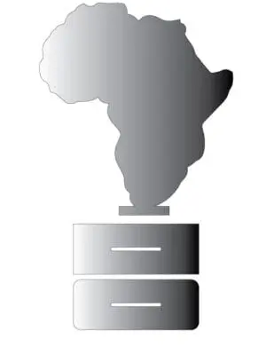 Africa Award Laser Sublimation Blanks : 3mm White Sublimer Africa Award/Trophy Style