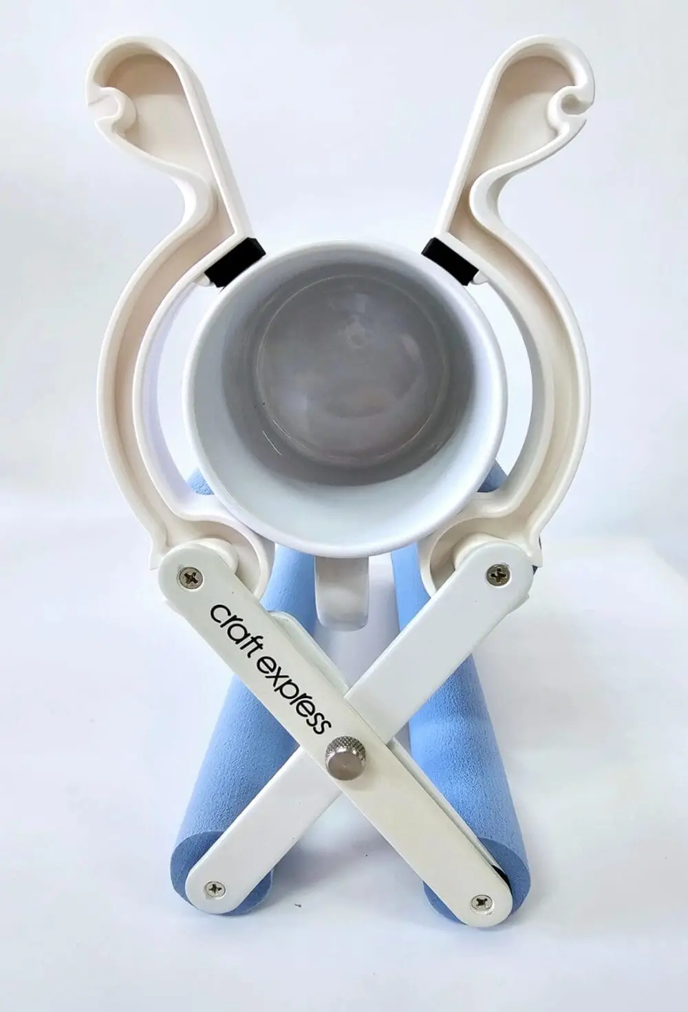 Craft Express Adjustable Tumbler/Cup Cradle Holder with Pincher Clip
