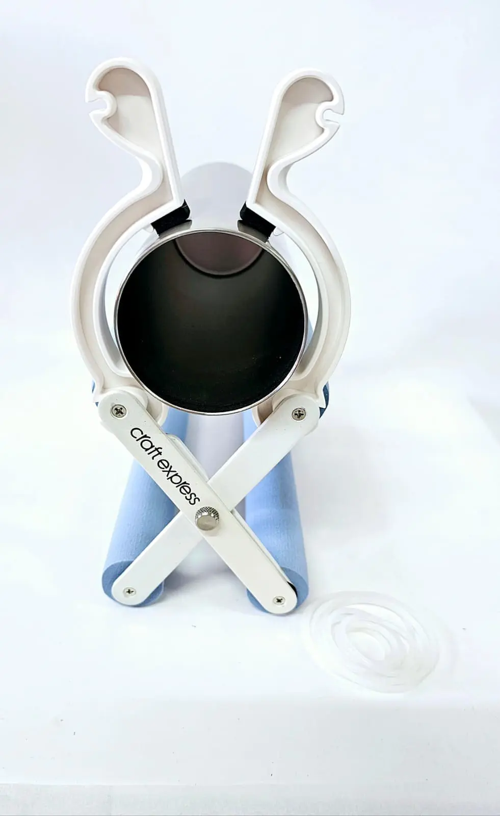 Craft Express Adjustable Tumbler/Cup Cradle Holder with Pincher Clip