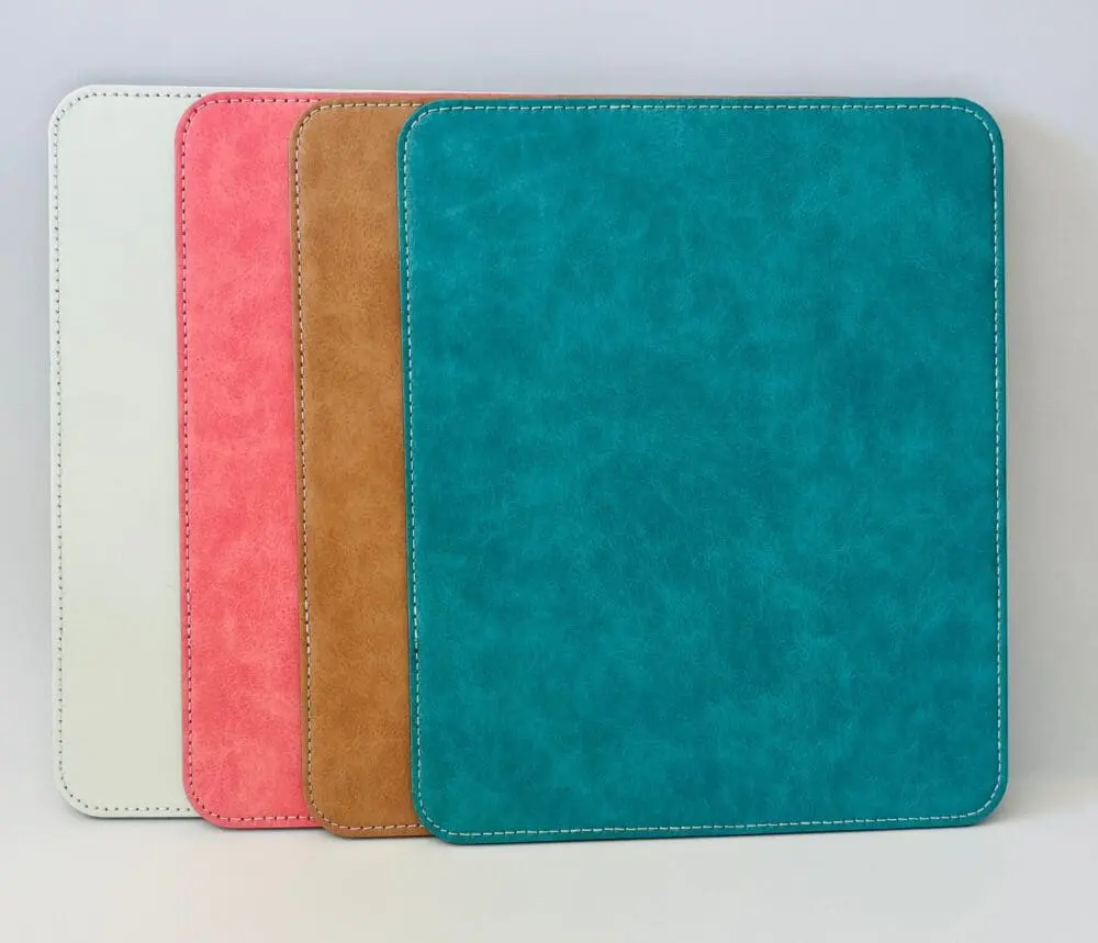 Sublimation Blanks : PU Leather Mousepads