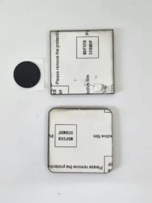 Laser Sublimation Blanks : 3mm Super Glossy SQUARE Single Sided MDF Fridge Magnet