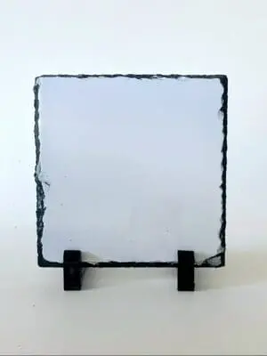 Sublimation Blanks : Glossy Slate stone, Small Square (14 by 14cm) for Sublimation (TTX)