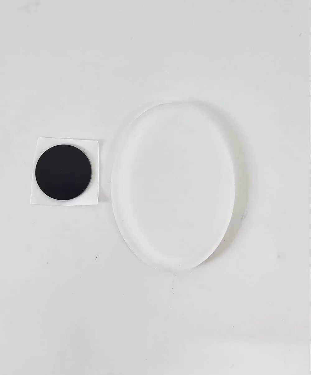 Subli Acylic Magnet Oval Laser Sublimation Blanks : 3mm Subli-Acrylic OVAL Fridge Magnet
