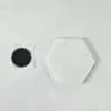 Laser Sublimation Blanks : 3mm Subli-Acrylic POLYGON Fridge Magnet