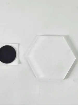 Subli Acylic Magnet Polgon Laser Sublimation Blanks : 3mm Subli-Acrylic POLYGON Fridge Magnet