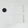 Laser Sublimation Blanks : 3mm Subli-Acrylic RECTANGLE Fridge Magnet (5 by 8cm)
