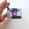 Subli Rect Keychain Laser Sublimation Blanks : 3 or 4mm RECTANGLE, 7.3 by 5cm Portrait or Landscape Subli-Acrylic, Disc + with split keyring & clip