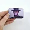 Subli Rect Keychain4 Laser Sublimation Blanks : 3 or 4mm RECTANGLE, 7.3 by 5cm Portrait or Landscape Subli-Acrylic, Disc + with split keyring & clip