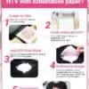 TechwrapHTVSublimation Teckwrap : Sublimation HTV Matte White Roll (30cm wide by 1.524m)