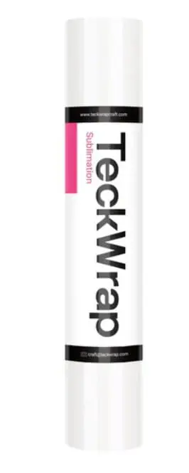 TeckwrapSubHTV5 Teckwrap : Sublimation HTV Matte White Roll (30cm wide by 1.524m)