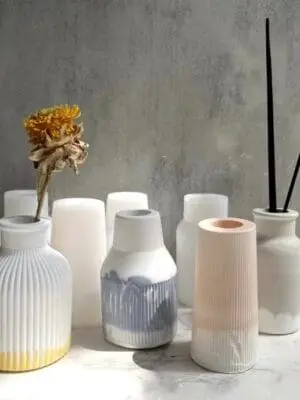 Vase Moulds Silicone Moulds : Various Styled Vase Silicone Moulds