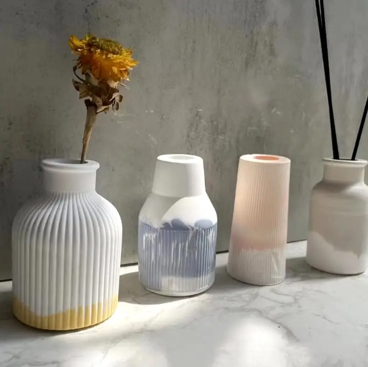 Silicone Moulds : Various Styled Vase Silicone Moulds
