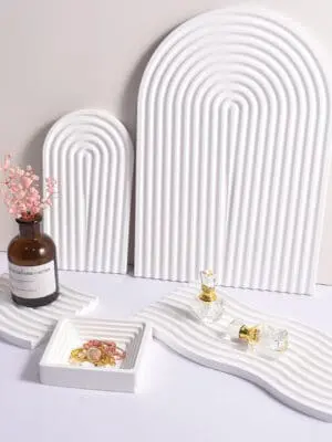 Wave Group5 Silicone Moulds : Various Sized Wave Shaped Silicone Moulds Trays