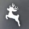 Laser Sublimation Blanks : Subli-Acyrlic (with white coating) Christmas Tree Shapes : Reindeer (3 or 4mm)
