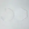 Laser Acrylic Blanks : CLEAR Acrylic Milestones (10cm Round or Hexagon) [1.5, 2, 3 and 5mm]