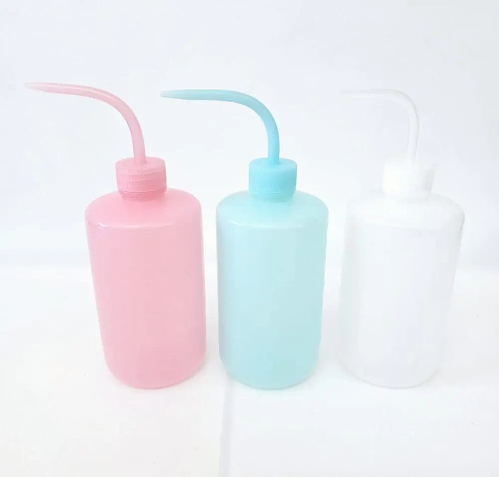 500ml Squeese withspout Snow Globe Consumables : Squeeze 500ml Bottle with long nozzle for Snowglobe Mixture
