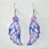 Laser Sublimation Blanks : (EARR4) 3mm Blank Subli Acrylic Angel Winged Earrings + attachments