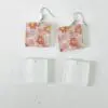 Square Earrings EARR7B Laser Acrylic Shapes : (EARR7) 3mm Blank Subli Acrylic Square Earrings + attachments