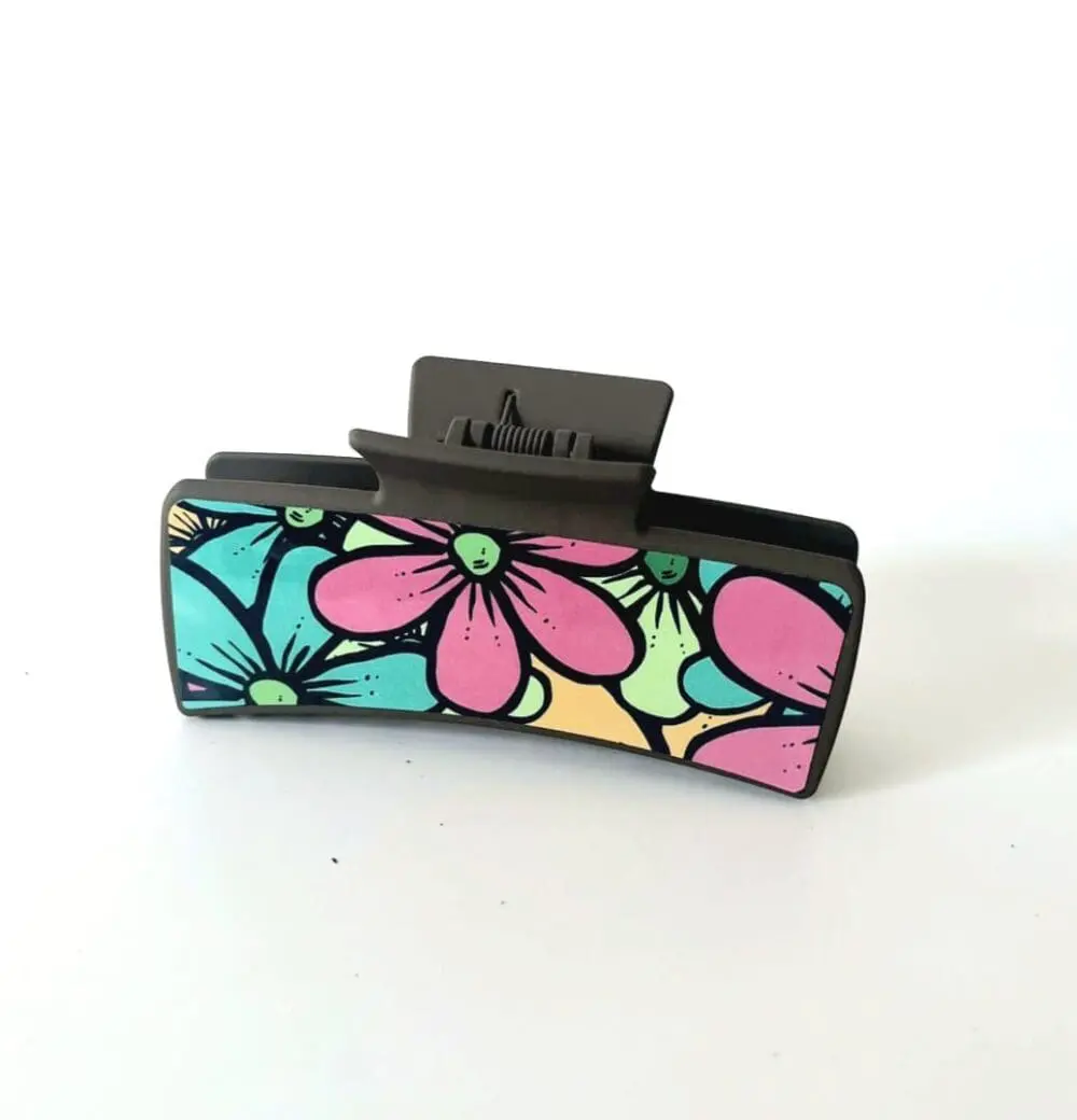 Sublimation Blanks : Plastic Hairclips For Sublimation (TTX)