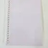 A5 Ring notebook cover Sublimation Blanks : A5 & A6 Ring Bound Glossy Cardboard Notebook For Sublimation (TTX)