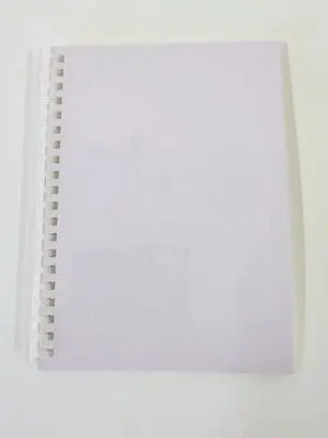 Sublimation Blanks : A5 & A6 Ring Bound Glossy Cardboard Notebook For Sublimation (TTX)