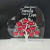 UV DTF Direct Print : Heart Family Tree, Where there is Family there is love