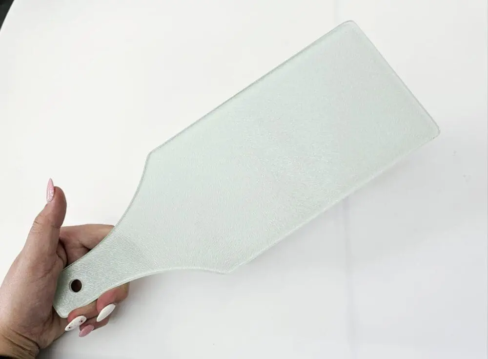 Sublimation Blanks : Glass Cheese Cutting Boards (Textured)  (TTX)
