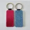 Pu Leather Group Sublimation Blanks : Glitter PU Leather keychains (TTX)
