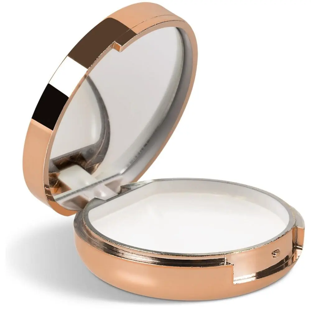 Glamorous 2-in-1 Lip Balm and Mirror Set Rosegold Open Vinyl & UV Stickers : Glamorous 2-in-1 Lip Balm and Mirror Set (Silver & Rose Gold)(AMD)(HWB-9910)