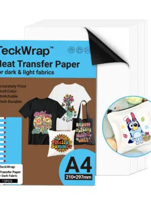Teckwrap : Heat Transfer Paper for Inkjet Matte White