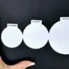Medals2 Laser Sublimation Blanks : 3mm or 4mm Subli-Acrylic Medals with Sublimation Ribbon (S, M, L)