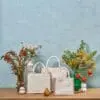Sublimation Blanks : Okiyo Chinsai Mini Jute & Cotton Gift Bag (AMD)(BG-OK-485)