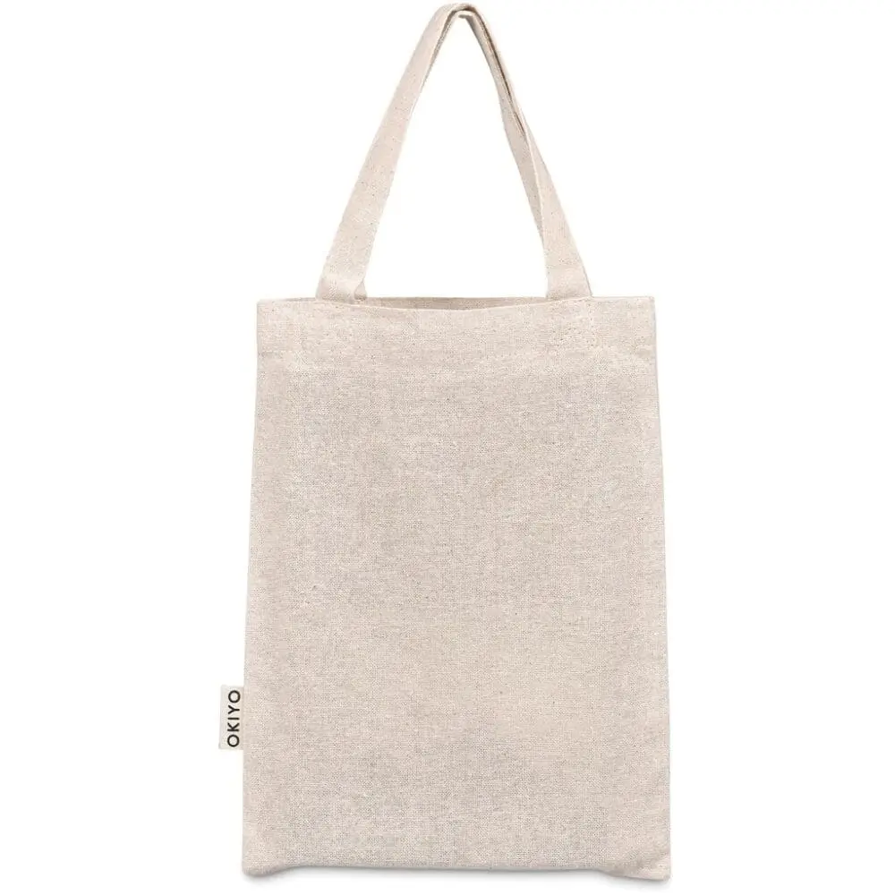 Sublimation Blanks : Okiyo Chinsai Natural Mini Jute & Cotton Gift Bag (AMD)(BG-OK-475)