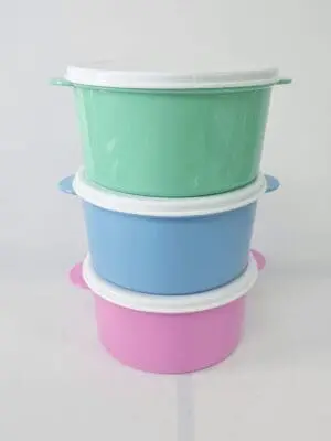Round Lunch Boxes Group Front view Sublimation Blanks : Round School Lunch Boxes (TTX)