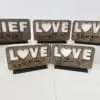 Laser Sublimation Blanks : DIY LOVE Sublimation MDF & Veneer Plaque with Stand