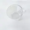 11oz Glass Mug with Patch Top View Sublimation Blanks : 11oz Plain Glass Patch Mug