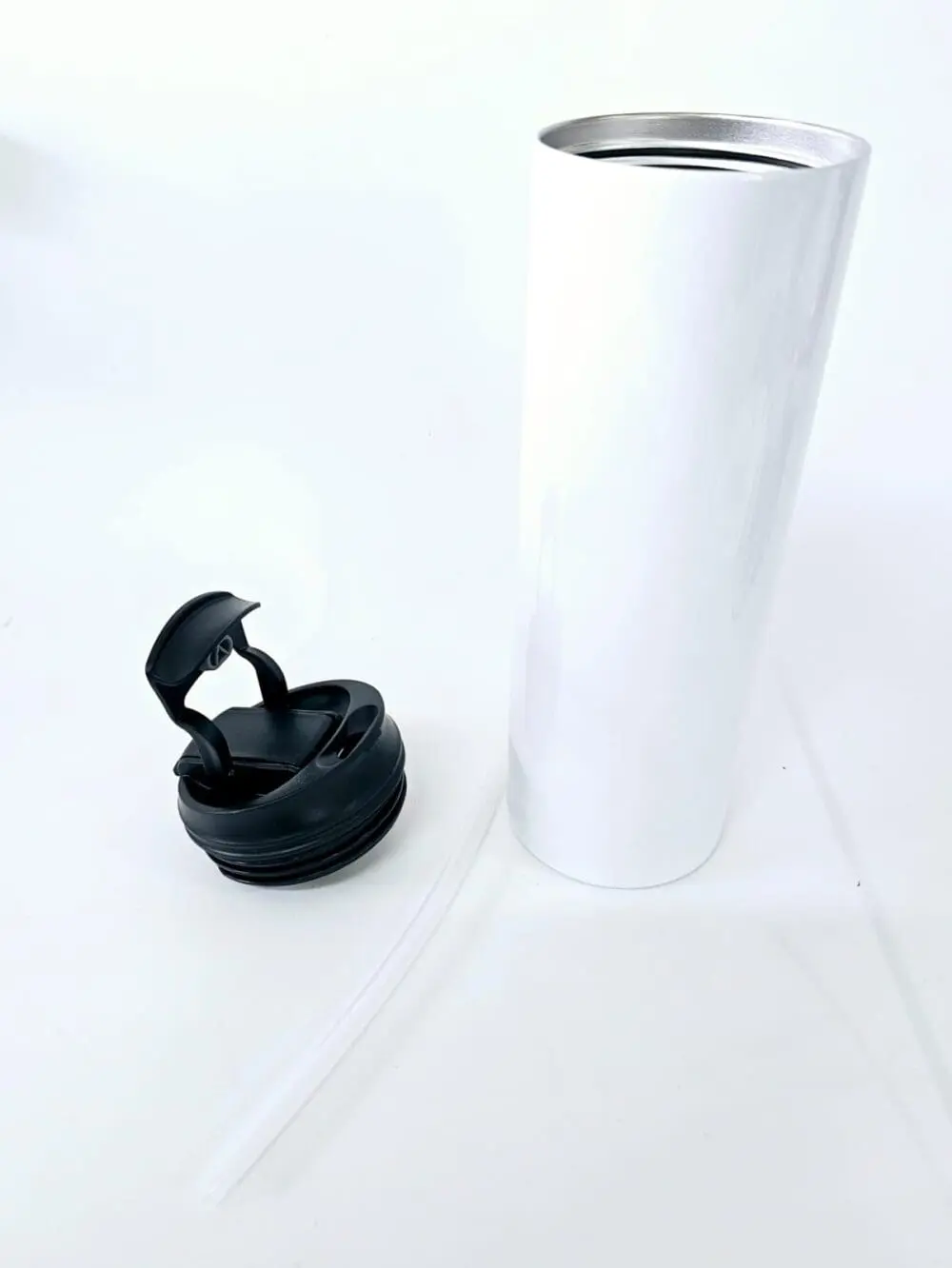 20oz Dual Lid Stainless Steel Tumbler (TTX) Open Lid Sublimation Blanks : 20oz Dual Lid Stainless Steel Tumbler (TTX)