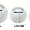 3PieceFlowerPot3 Resin & Epoxy : 3 Piece Floral/Pot Plant Silicone Mould (3 Sizes) [Code TU184_A)
