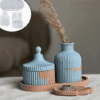4 Piece Tray Vase & Container Resin & Epoxy : 4 Piece Tray, Vase & Container Set [Code TU184_B)