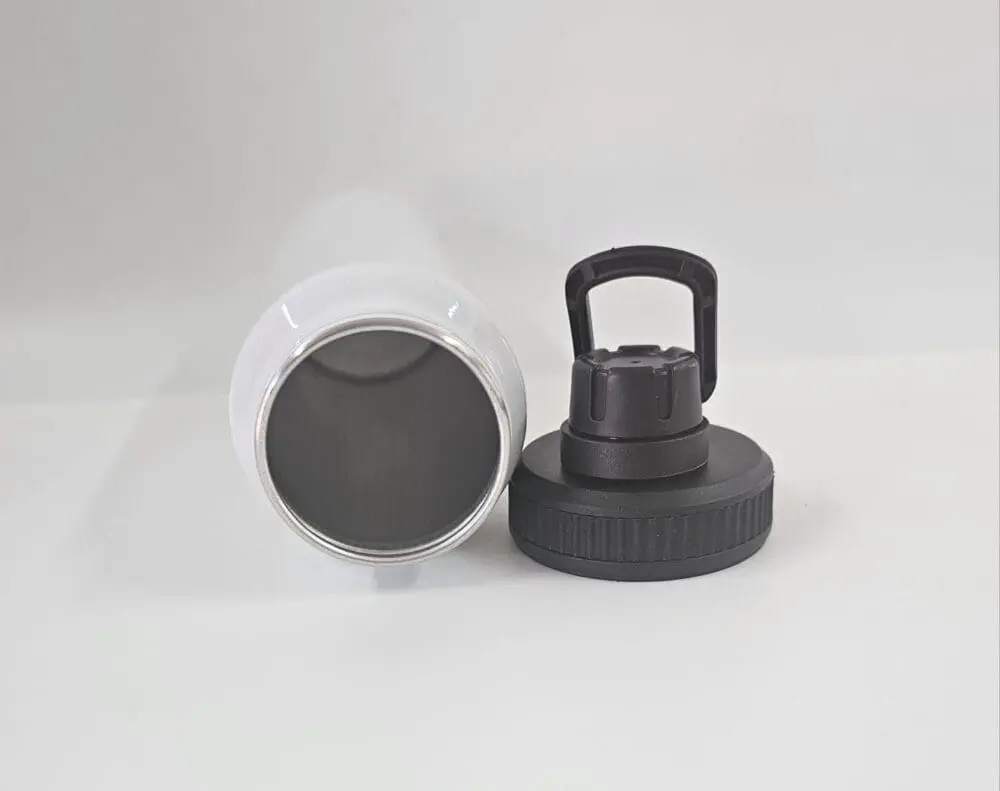 Alimumum 850ml White Watter Bottle2 Sublimation Blanks : 27oz (850ml) White Aluminium Water Bottle (TTX)